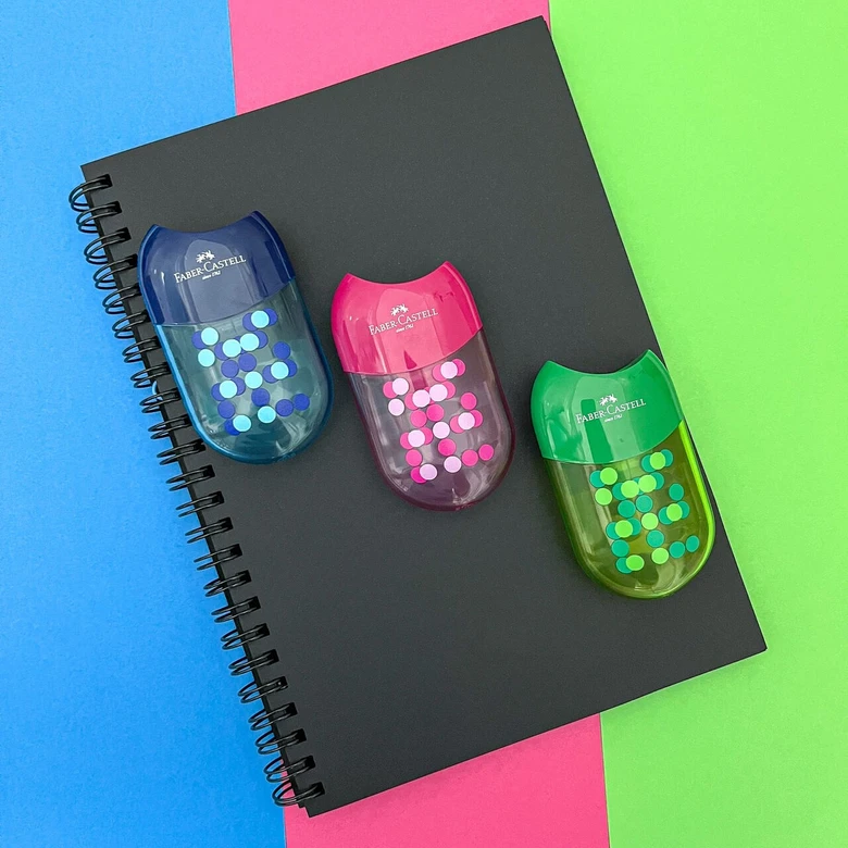 Apontador Colorido Tone Duplo